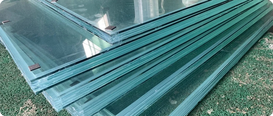 Composite fireproof glass