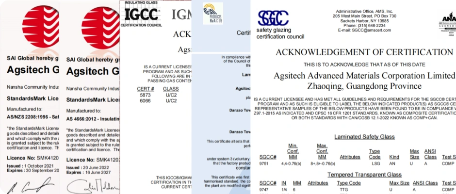Glasvue's certification