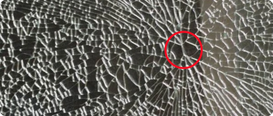 Self - explosion of tempered glass