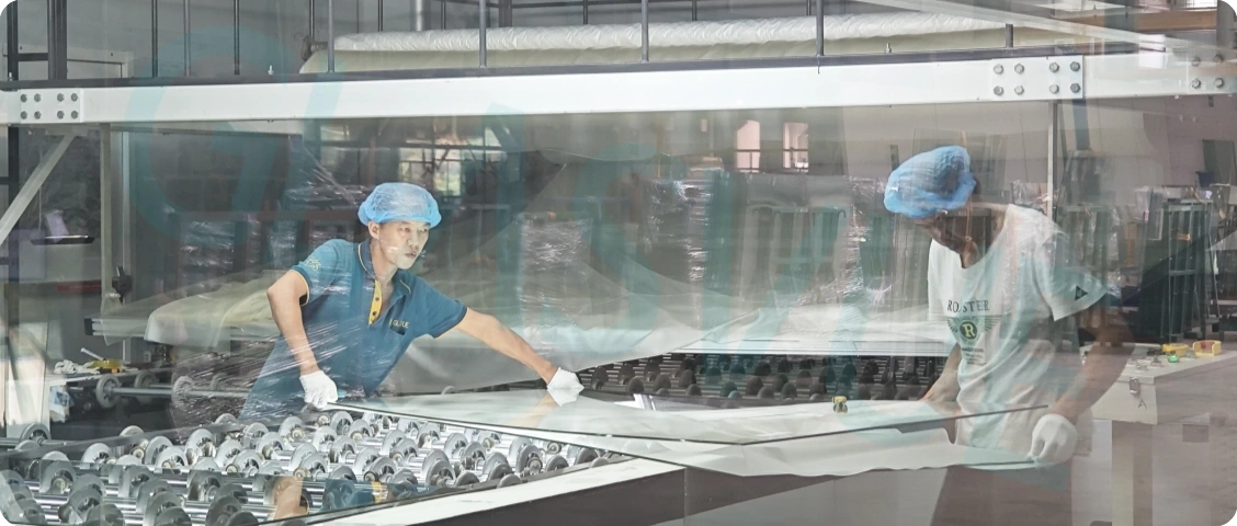 16.Laminated glass production process