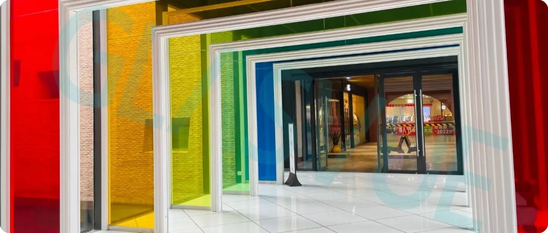 16.eva laminated glass for indoor