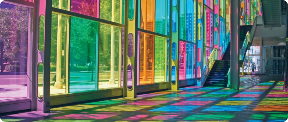 18.tinted laminated glass for curtain wall