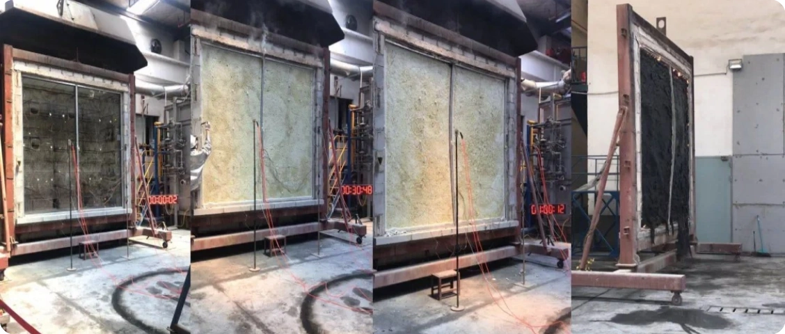 Fire resistance test