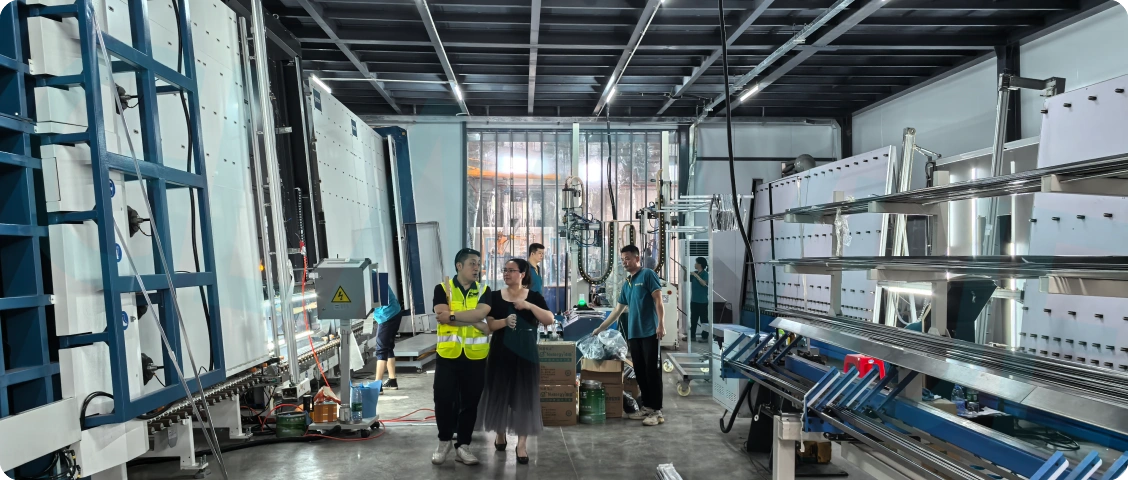 27.insulated glass production line