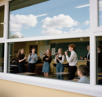 soundproof glass in school
