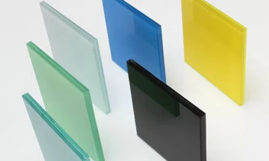 colored laminated glass