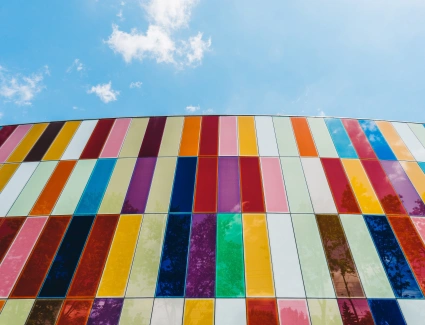 coloured glass