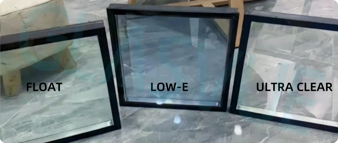 19.float glass vs. low glass