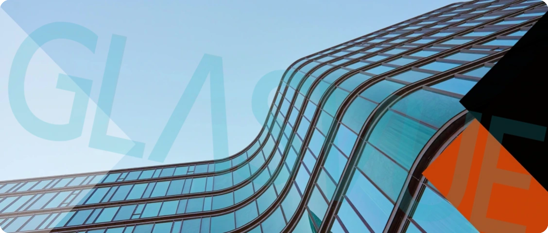 31. The iconic building with curved glass