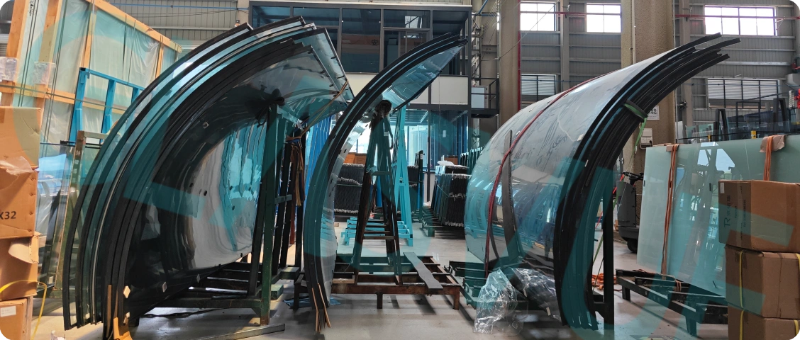 31.insulated curved glass