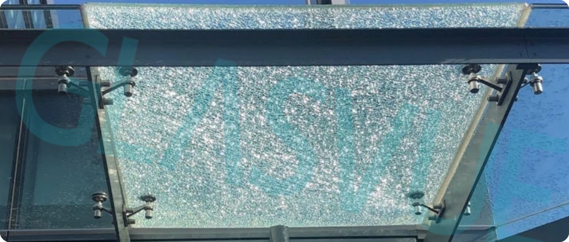 33.anti-shatter glass for glass proof