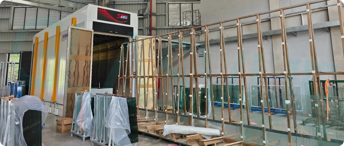 36. Heat soaking furnace for tempered glass