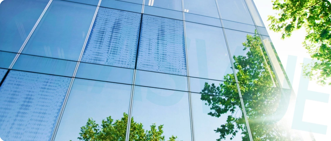 48.strain pattern of tempered glass