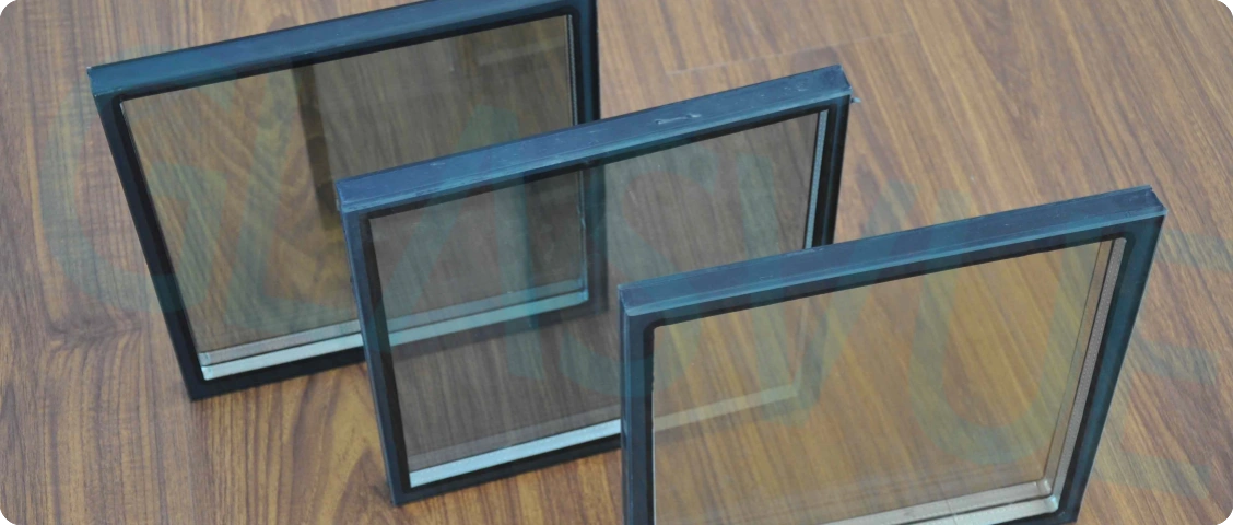 56.triple silver low-e glass