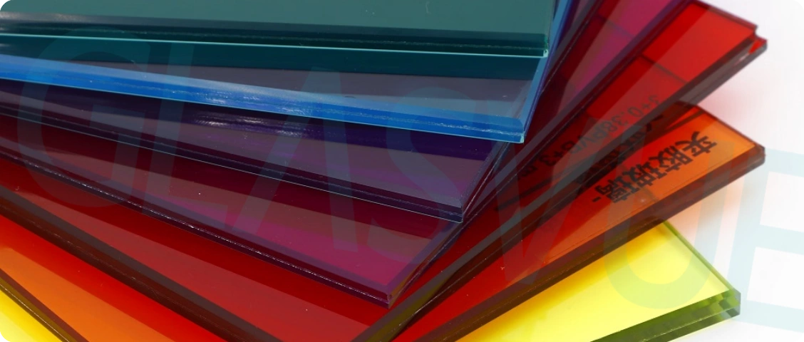 59.colored laminated glass